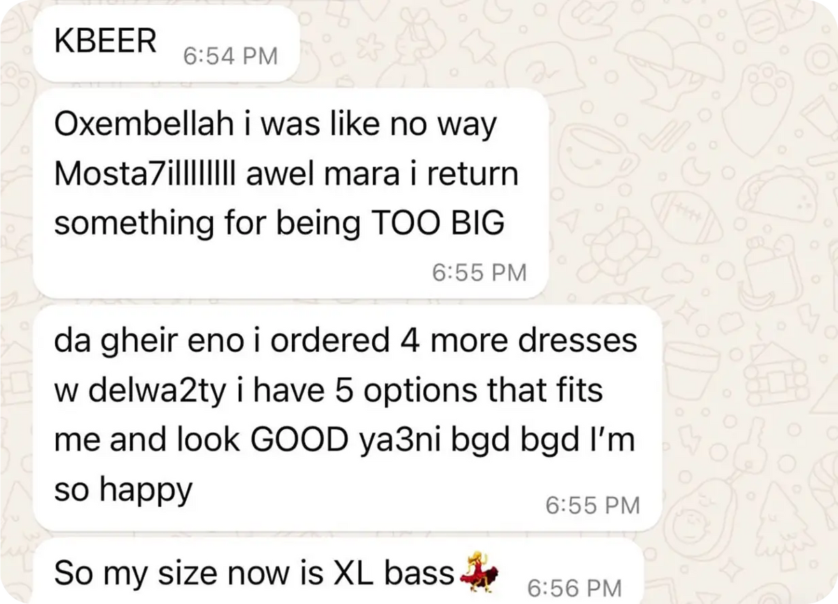 Customer testimonial